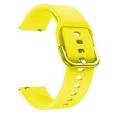 BStrap Silicone pašček za Samsung Galaxy Watch Active 2 40/44mm, yellow