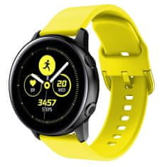 BStrap Silicone pašček za Samsung Galaxy Watch Active 2 40/44mm, yellow
