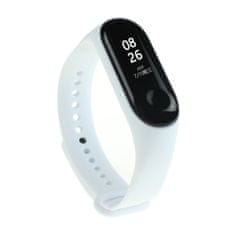 BStrap Silicone pašček za Xiaomi Mi Band 3/4, white