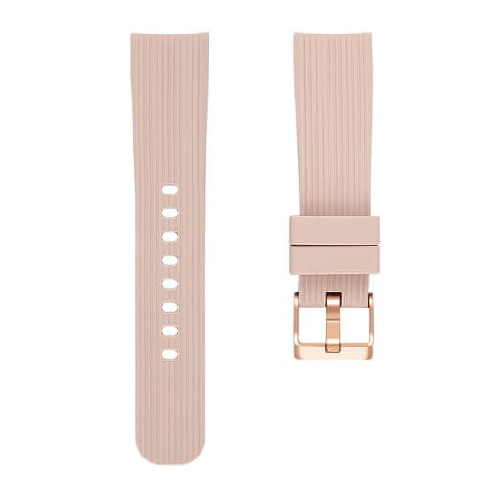 BStrap Silicone Line (Small) pašček za Samsung Galaxy Watch Active 2 40/44mm, apricot