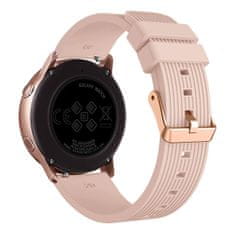 BStrap Silicone Line (Small) pašček za Samsung Galaxy Watch Active 2 40/44mm, apricot