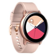 BStrap Silicone Line (Small) pašček za Samsung Galaxy Watch Active 2 40/44mm, apricot