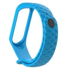 BStrap Silicone Diamond pašček za Xiaomi Mi Band 3/4, blue