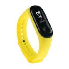 BStrap Silicone pašček za Xiaomi Mi Band 3/4, yellow