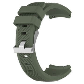 BStrap Silicone Sport pašček za Xiaomi Amazfit Stratos 2/2S/3, dark green