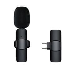MG brezžični mikrofon USB-C, črna