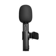 MG brezžični mikrofon USB-C, črna