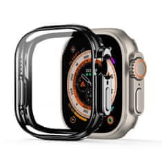 Dux Ducis Samo ovitek z zaščitnim steklom za Apple Watch Ultra 49mm, črna