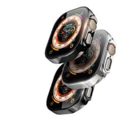 Dux Ducis Hamo ovitek z zaščitnim steklom za Apple Watch Ultra 49mm, črna