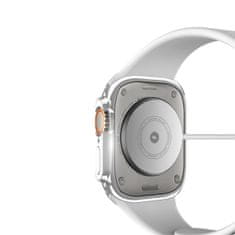 Dux Ducis Samo ovitek z zaščitnim steklom za Apple Watch Ultra 49mm, srebro