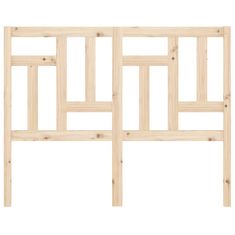 Vidaxl Posteljno vzglavje 140,5x4x100 cm trdna borovina
