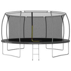 Vidaxl Trampolin komplet okrogel 460x80 cm 150 kg