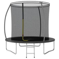 Vidaxl Trampolin komplet okrogel 244x55 cm 100 kg