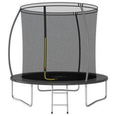 Greatstore Trampolin komplet okrogel 244x55 cm 100 kg