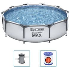 Vidaxl Bazen Steel PRO MAX 305x76 cm