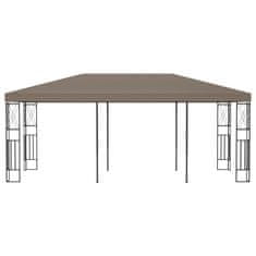 Greatstore Paviljon 6x3 m taupe blago