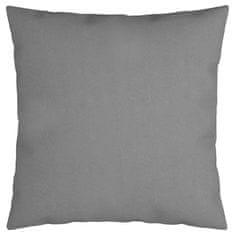 Vidaxl Okrasne blazine 4 kosi sive 60x60 cm blago