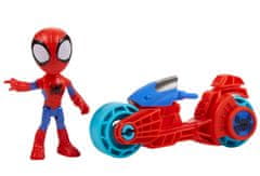 Spiderman Spider-Man motocikel in figura, 10 cm