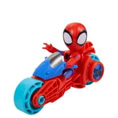 Spiderman Spider-Man motocikel in figura, 10 cm