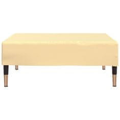 Vidaxl Stolček za noge krem 78x56x32 cm žamet