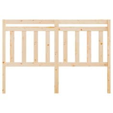 Vidaxl Posteljno vzglavje 140x4x100 cm trdna borovina