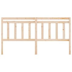 Vidaxl Posteljno vzglavje 206x4x100 cm trdna borovina