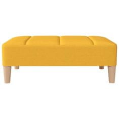 Vidaxl Stolček za noge rumen 78x56x32 cm blago