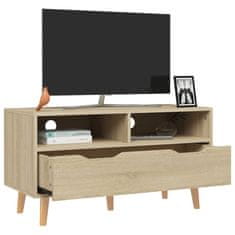 Vidaxl TV omarica sonoma hrast 90x40x48,5 cm iverna plošča