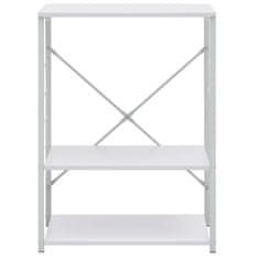 Vidaxl Omarica za mikrovalovno pečico bela 60x39,6x79,5 cm iverna pl.