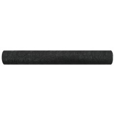 Vidaxl Zaščitna mreža črna 1,5x50 m HDPE 75 g/m2
