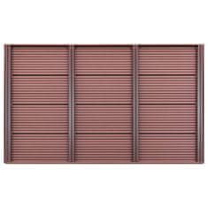 Vidaxl Talni element za solarni tuš rjav 101x63x5,5 cm WPC