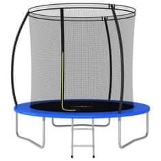 Vidaxl Trampolin komplet okrogel 244x55 cm 100 kg