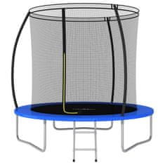 shumee Trampolin komplet okrogel 244x55 cm 100 kg