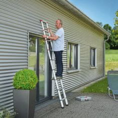 Vidaxl Teleskopska lestev FlexLine 260 264 cm aluminij