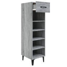 Vidaxl Omarica za čevlje siva sonoma 30x35x105 cm konstruiran les