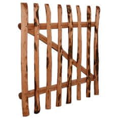 Vidaxl Enojna vrata za ograjo impregnirana leska 100x90 cm