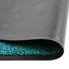 Vidaxl Pralni predpražnik cyan moder 60x180 cm