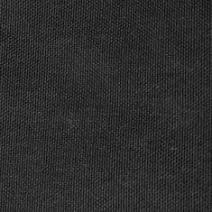 Greatstore Senčno jadro oksford tekstil kvadratno 3,6x3,6 m antracit