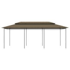 Vidaxl Paviljon 600x298x270 cm taupe 180 g/m2