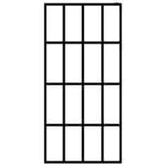 Vidaxl Steklena pregrada za tuš kaljeno steklo 140x195 cm