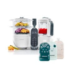 Babymoov večnamenski instrument Nutribaby+ Loft White + 15 vrečke ISY