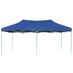 Greatstore Zložljivi šotor pop-up 3x6 m modre barve