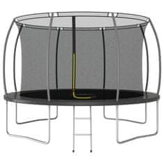 Vidaxl Trampolin komplet okrogel 366x80 cm 150 kg