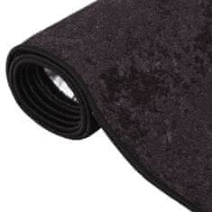 Vidaxl Pralna preproga 190x300 cm antracitna protizdrsna