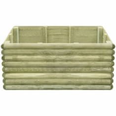 Vidaxl Visoka greda 106x106x48 cm impregnirana borovina