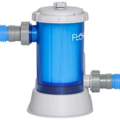 Vidaxl Transparentna filtrirna črpalka Bestway s kartušo Flowclear
