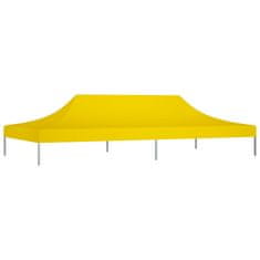 Vidaxl Streha za vrtni šotor 6x3 m rumena 270 g/m2