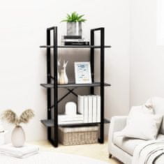 Vidaxl Regal siv 60x30x105 cm trdna borovina