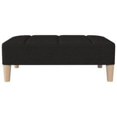 Vidaxl Stolček za noge črn 78x56x32 cm blago