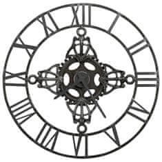 Vidaxl 321457 Wall Clock Silver 78 cm Metal